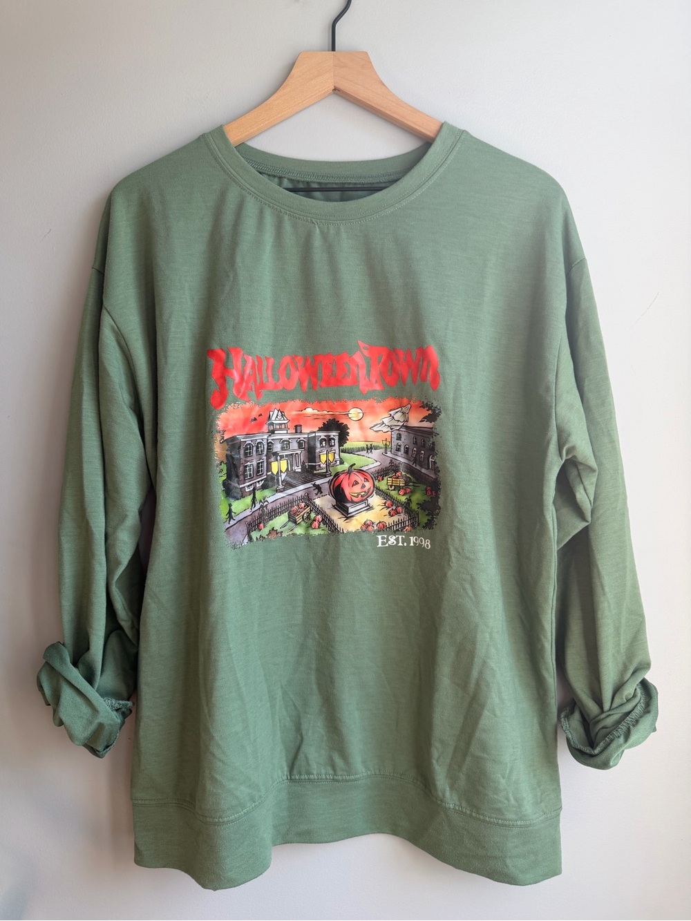 Halloweentown Graphic Sweatshirt - Green